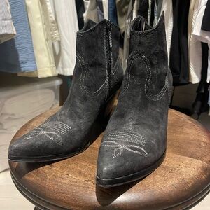 Donald J. Pliner Black Ankle Boots